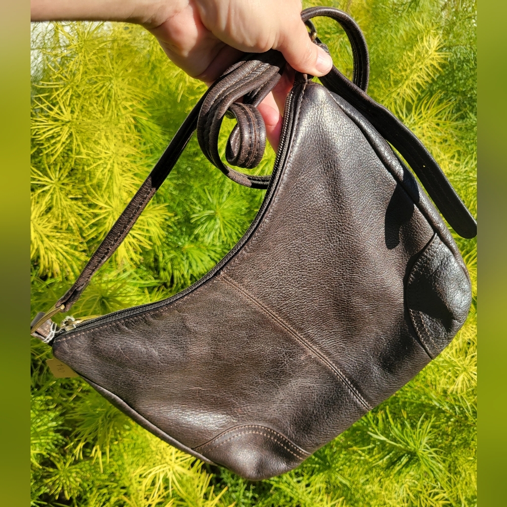 Liz Claiborne Dark Brown Leather Bag
